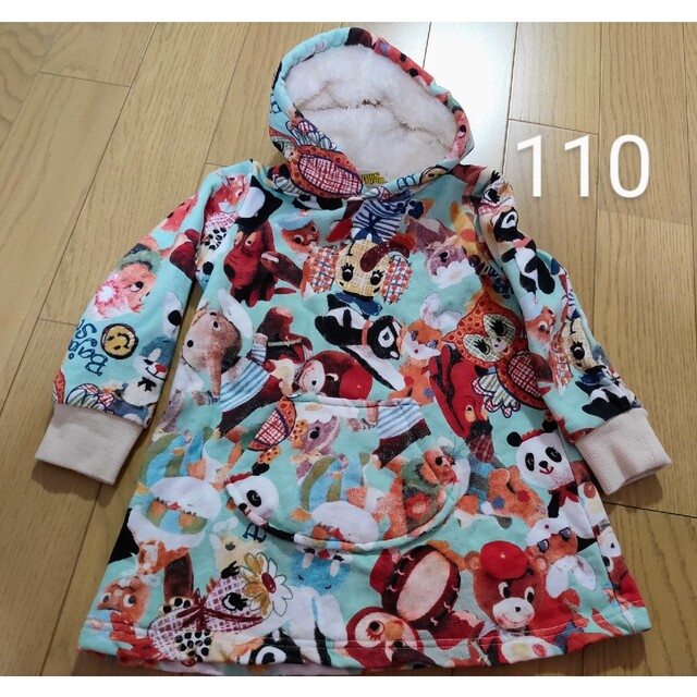 BAJA SMILE(バハスマイル)のバハスマイル ワンピース 110サイズ キッズ/ベビー/マタニティのキッズ服女の子用(90cm~)(ワンピース)の商品写真