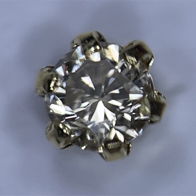K18 天然ダイヤモンド0.08ct ピアス