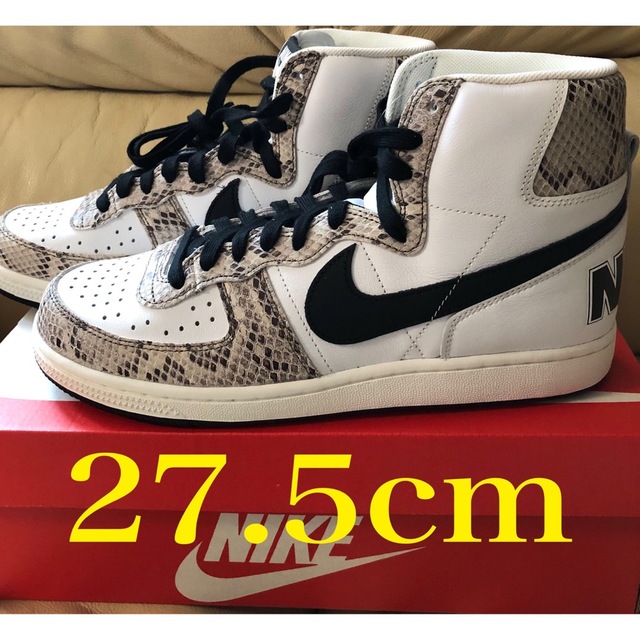 NIKE(ナイキ)のNIKE ターミネーターHIGH cocoa snake 27.5cm メンズの靴/シューズ(スニーカー)の商品写真