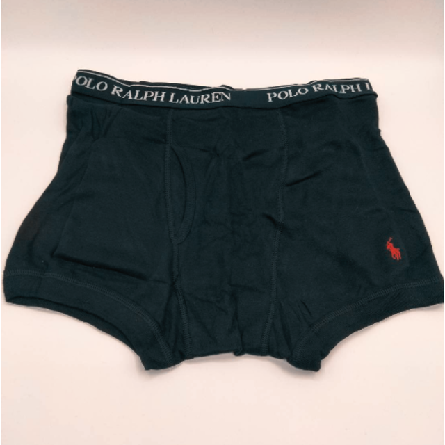 POLO RALPH LAUREN(ポロラルフローレン)のポロ ラルフローレン メンズボクサーパンツ 1枚 Mサイズ Black/Red メンズのアンダーウェア(ボクサーパンツ)の商品写真