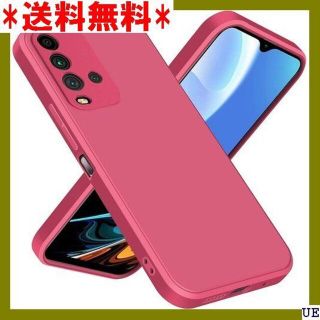 ◆ Xiaomi Redmi 9T ケース シリコンケース バー 赤 GJ-66(モバイルケース/カバー)