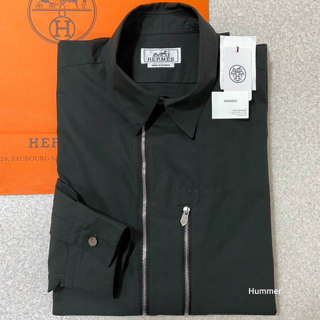Hermes - PPJ様 新品同様 2022～23 エルメス ジップアップ フィットシャツ