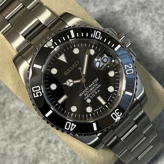 セイコー(SEIKO)の中古・美品 SEIKO(セイコー)MOD(モッド)サブマタイプ  ブラック文字盤(腕時計(アナログ))