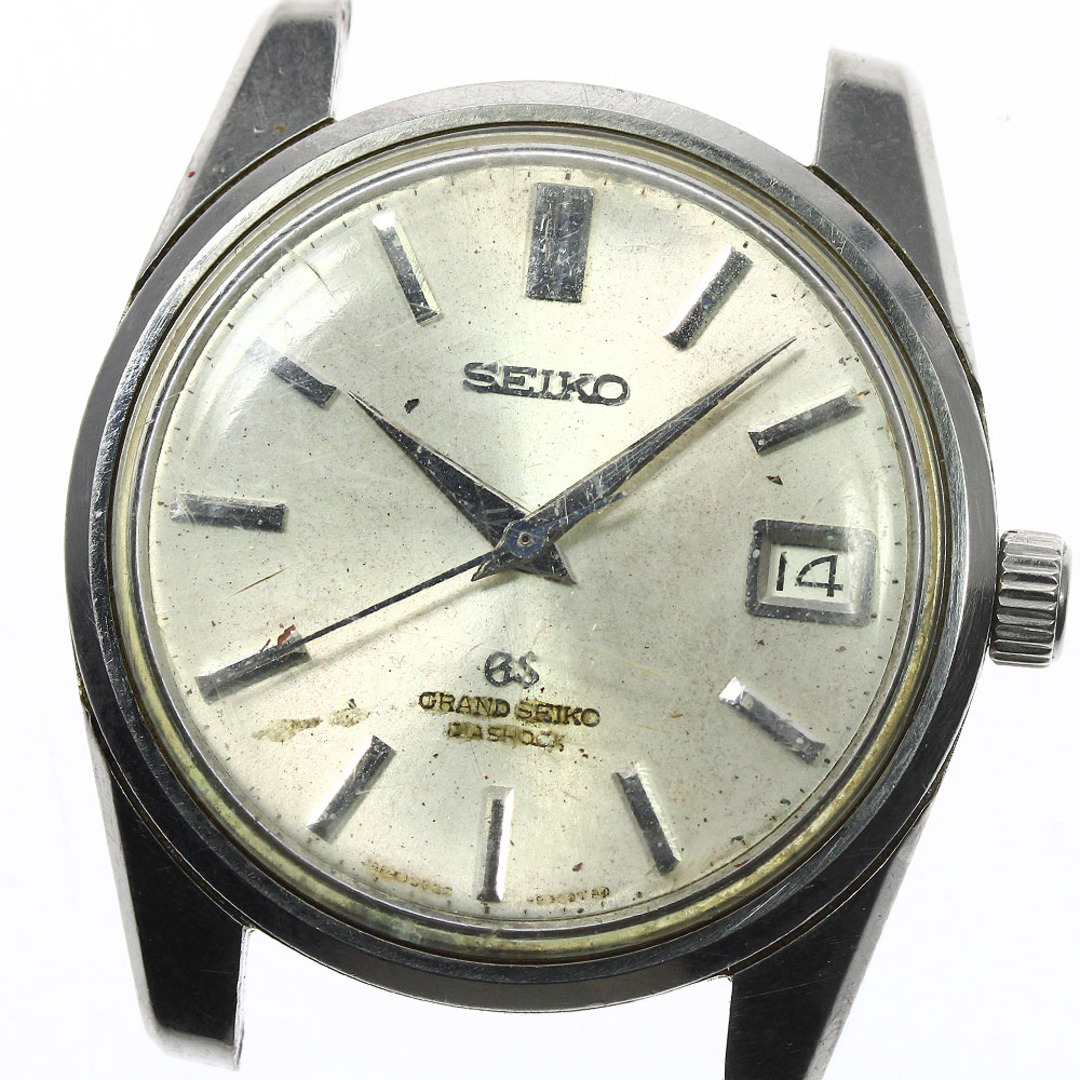 希少 黒入荷！ グランドセイコー 【SEIKO】セイコー ☆ジャンク SEIKO デイト メンズ_720861 手巻き 5722-9991  腕時計(アナログ)