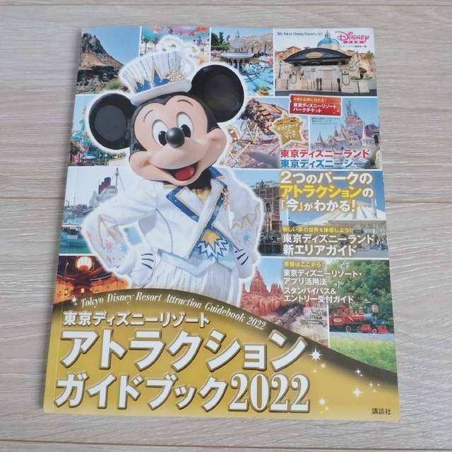 東京ディズニーリゾート アトラクションガイドブック本　チケットホルダー2個セット