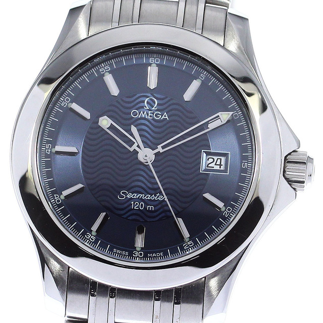 素晴らしい品質 OMEGA - 【OMEGA】オメガ シーマスター120 デイト 2511.81 クォーツ メンズ_737303 腕時計(アナログ)