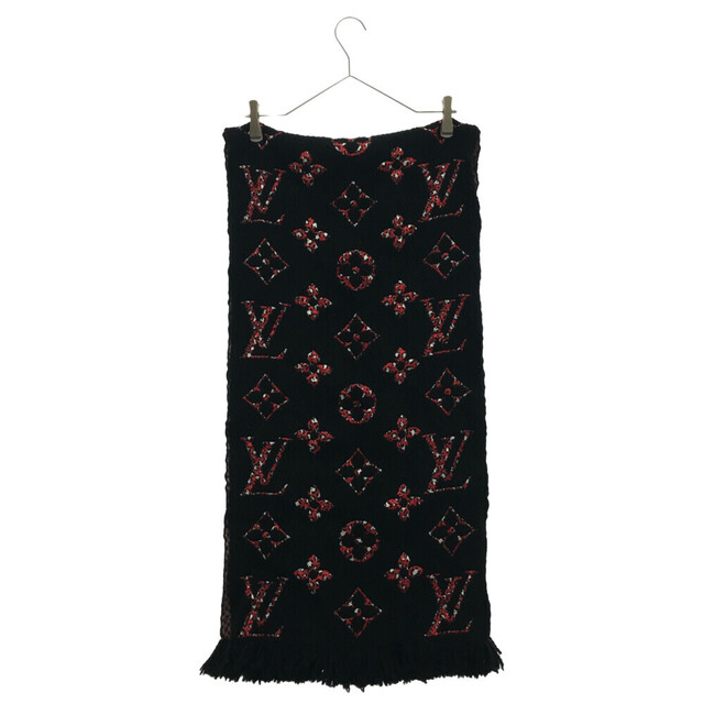 LOUIS VUITTON ルイヴィトン エシャルプ・ジャングル マフラー ストール ブラック M76345 - 1
