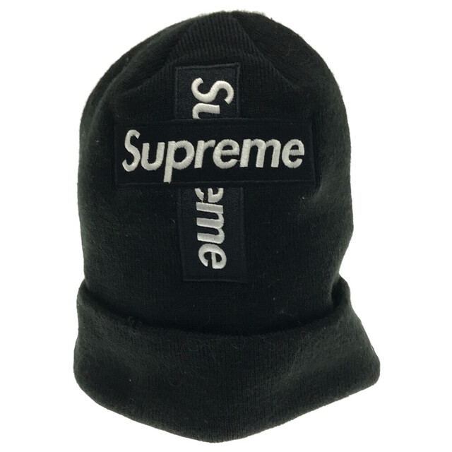 supreme Cross Box Logo Beanie Black