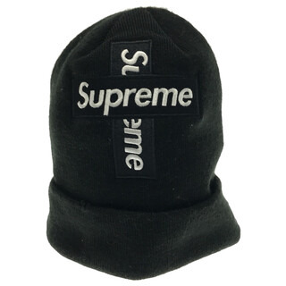 Black Supreme New Era Cross Box Logo