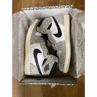 ジョーダン(Jordan Brand（NIKE）)のナイキ エア ジョーダン 1 レトロ HIGH OG ”ホワイト セメント”(スニーカー)