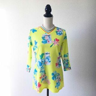 美品 LEONARD レオナール ストレッチ チュニック 洗える | nort.swiss