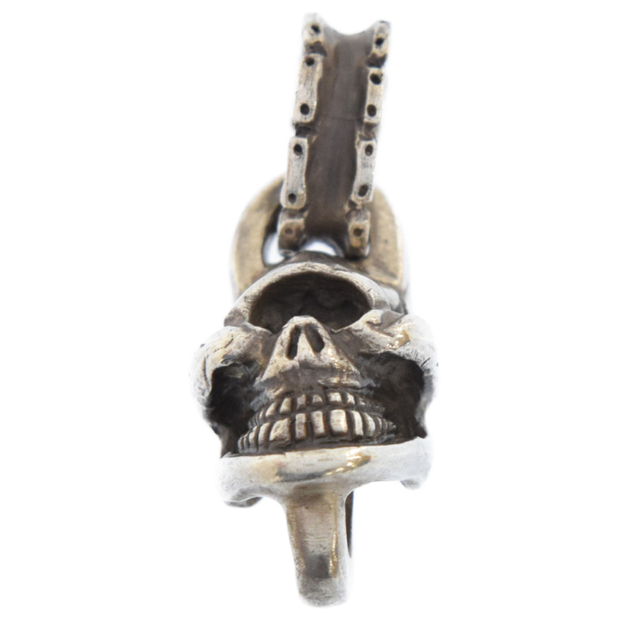 【海外限定】 STOP LIGHT ストップライト Single Skull Top / シングルスカルトップ シルバー ネックレス 【海外限定】 STOP LIGHT ストップライト Single Skull Top / シングルスカルトップ シルバー ネックレス