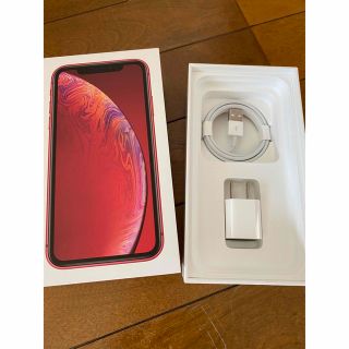 アイフォーン(iPhone)のiPhone  XR  箱と充電ケーブル(バッテリー/充電器)