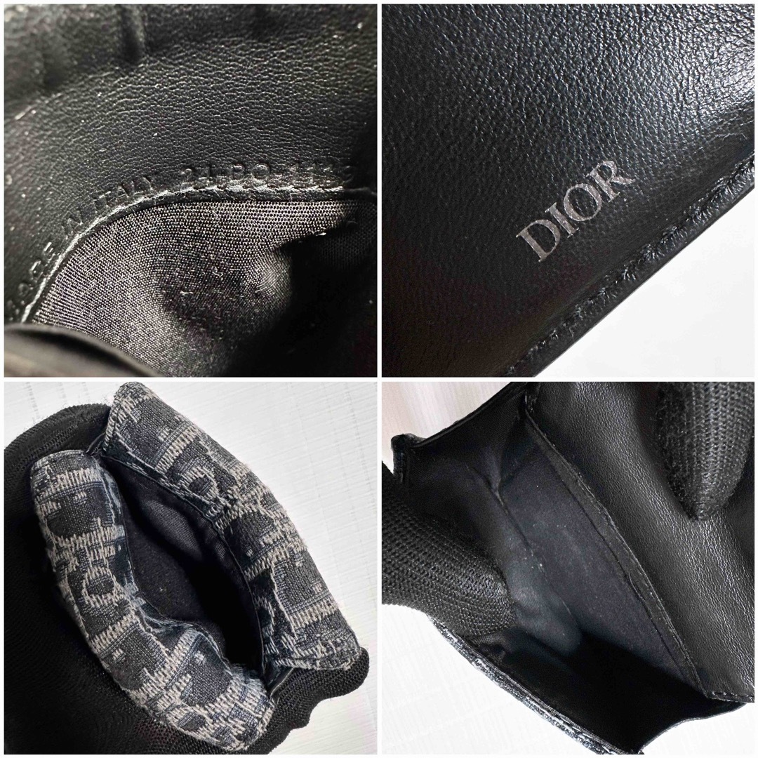 Christian Dior - DIOR ディオール 三つ折り財布 オブリーク Christian Dior - DIOR ディオール 三つ折り財布 オブリーク