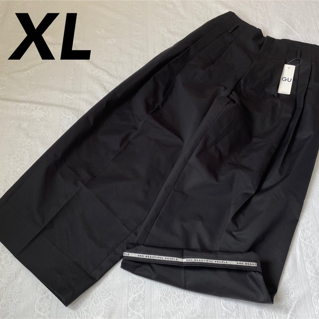 GU - 【XL】【新品タグ付き】タックワイドパンツ beautiful peopleの ...