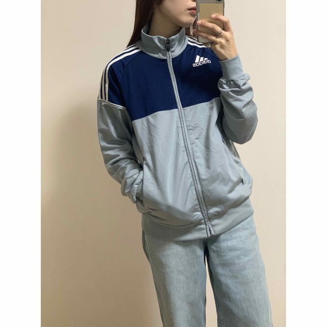 adidas(アディダス)のadidas track suit アディダス ジャージ トラックスーツ y2k レディースのトップス(トレーナー/スウェット)の商品写真