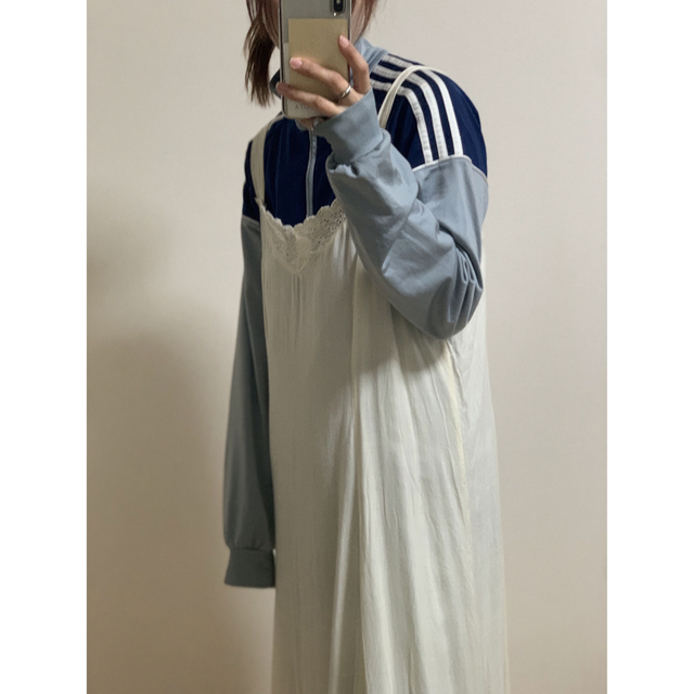 adidas(アディダス)のadidas track suit アディダス ジャージ トラックスーツ y2k レディースのトップス(トレーナー/スウェット)の商品写真