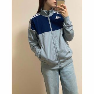 アディダス(adidas)のadidas track suit アディダス ジャージ トラックスーツ y2k(トレーナー/スウェット)