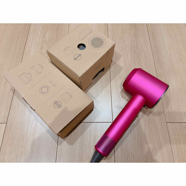 dyson HD08 PINK 付属品 未使用 ダイソン ドライヤー-