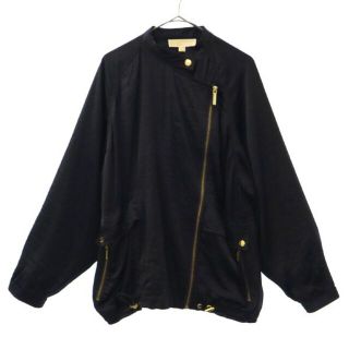 マイケルコース(Michael Kors)のマイケルコース ジップ ジャケット S ネイビー MICHAEL KORS レディース 【中古】  【230304】(ロングコート)