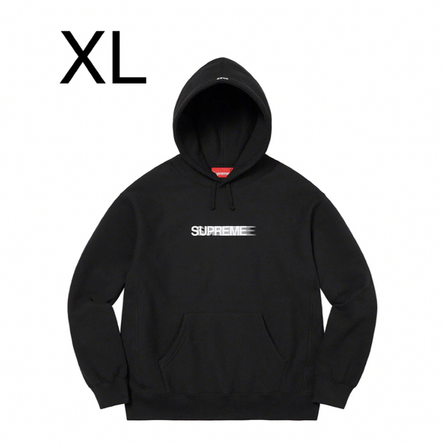 Supreme Motion Logo Hooded Sweatshirt 黒-