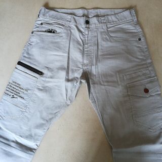 Jawin  ストレッチデニムカーゴパンツ　82cm 春夏生地(デニム/ジーンズ)