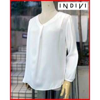 インディヴィ(INDIVI)の☆blue様専用☆【INDIVI】ﾌﾟﾙｵｰﾊﾞｰCS送料込(カットソー(長袖/七分))