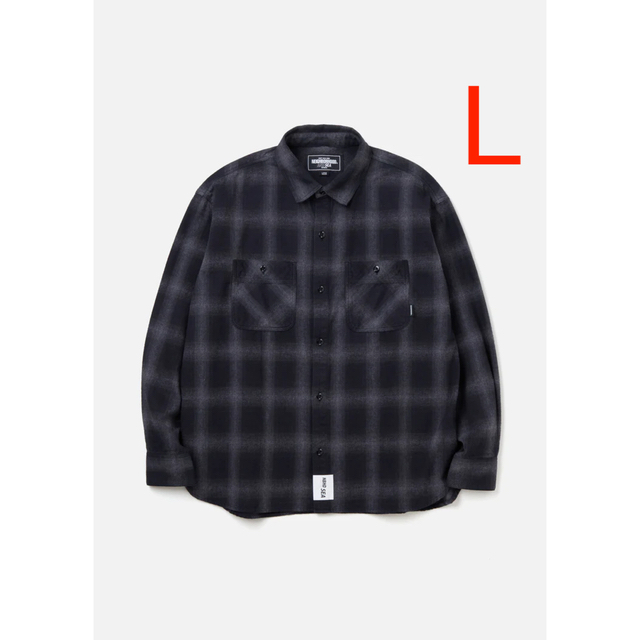 NH X WIND AND SEA . OMBRE CHECK SHIRT LS | www.innoveering.net