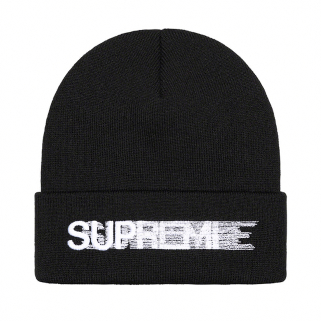 Supreme Motion Logo beanie cap black