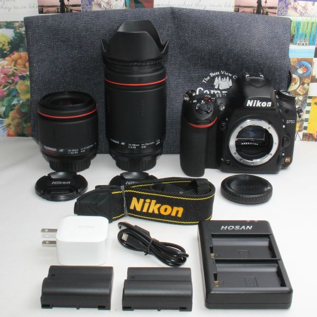 ❤️予備バッテリー付き❤️ニコン D750 超望遠 300mmダブルズーム