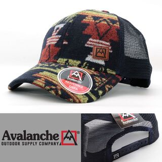 アヴァランチ(AVALANCHE)のメッシュキャップ 帽子 Avalanche ネイビー オルテガ 1RTGA-01(キャップ)