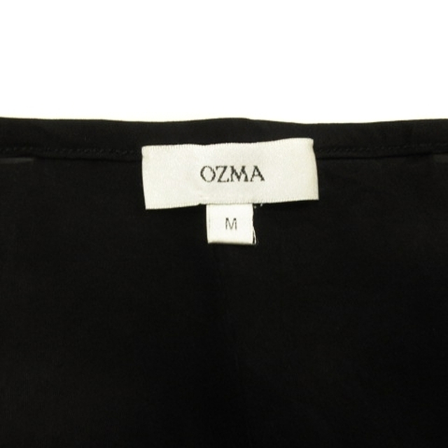 オズマ OZMA 20SS タイトスカート ロング丈 無地 サイドジップ 黒 M 4
