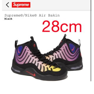 Supreme × Nike Air Bakin Black 28cm