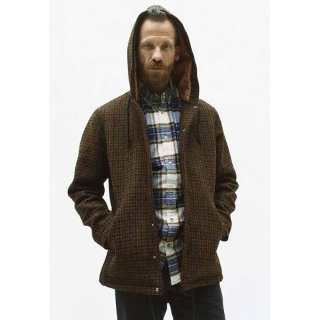 supreme harris tweed coaches jacket