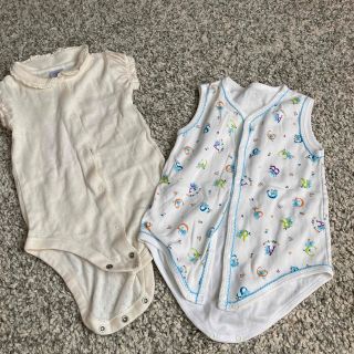 ベビーギャップ(babyGAP)のbaby GAP ベビーギャップ　ロンパース　半袖下着セット(ロンパース)