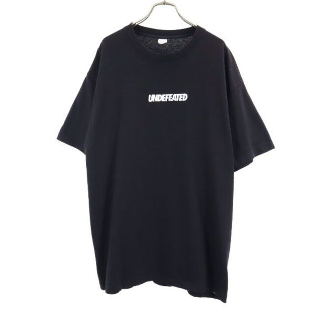 アンディフィーテッド ロゴプリント 半袖 Tシャツ L 黒 UNDEFEATED メンズ  220625