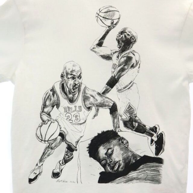 NIKE(ナイキ)のナイキ ジョーダン 半袖 Tシャツ XS ホワイト系 NIKE JORDAN メンズ 【中古】  【220623】 メール便可 メンズのトップス(Tシャツ/カットソー(半袖/袖なし))の商品写真