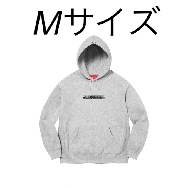 Motion Logo Hooded Sweatshirt M 黒