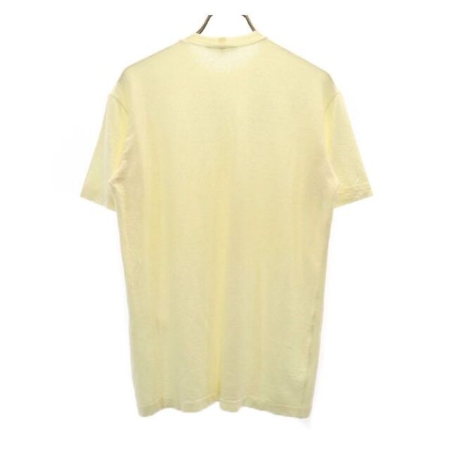 ジルサンダー イタリア製 リネンブレンド 半袖 Tシャツ L アイボリー JIL SANDER メンズ  220612