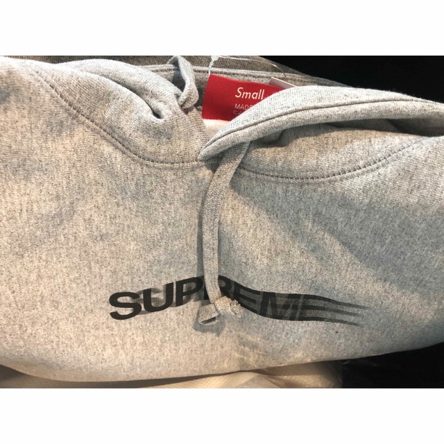 Supreme - Motion Logo Hooded Sweatshirt グレーSの通販 by タカシマ