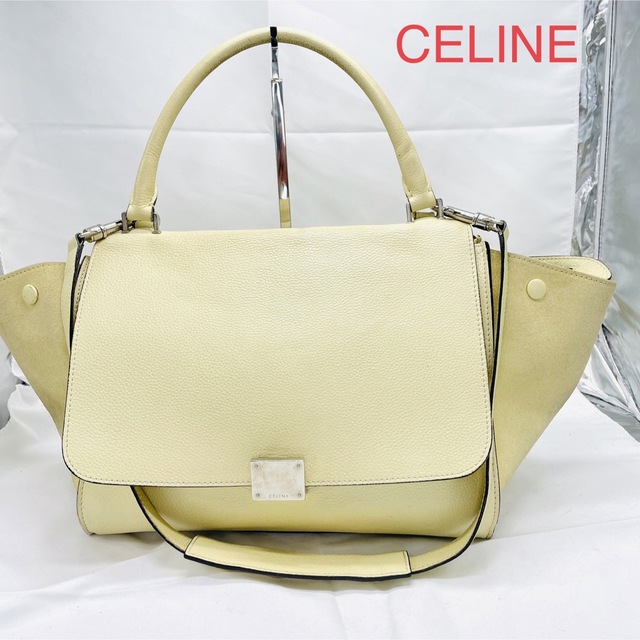 おすすめ celine - CELINE セリーヌ トラペーズ 2WAY ハンドバッグ