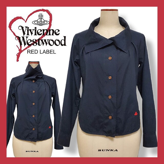 VivienneWestwood REDRABEL 綿デザインシャツブラウス