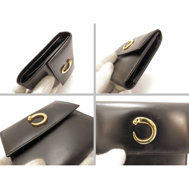 カルティエ パンテール 三つ折り財布 黒 ブラック系 Cartier | bliss