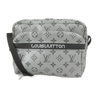 ルイヴィトン(LOUIS VUITTON)のLOUIS VUITTON ルイ ヴィトン モノグラム リフレクト メッセンジャーPM ショルダーバッグ M43859 PVC レザー  シルバー ブラック  2018年日本限定 ビトン 【本物保証】(ショルダーバッグ)