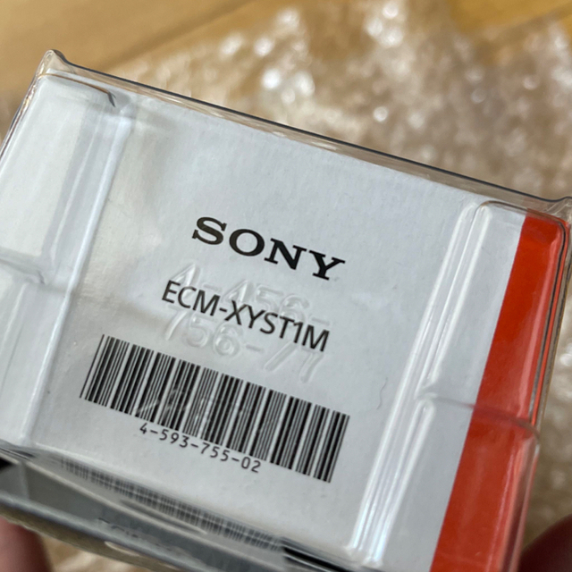 SONY(ソニー)の新品　ステレオマイクロホンECM-XYST1M Sony  楽器のレコーディング/PA機器(マイク)の商品写真
