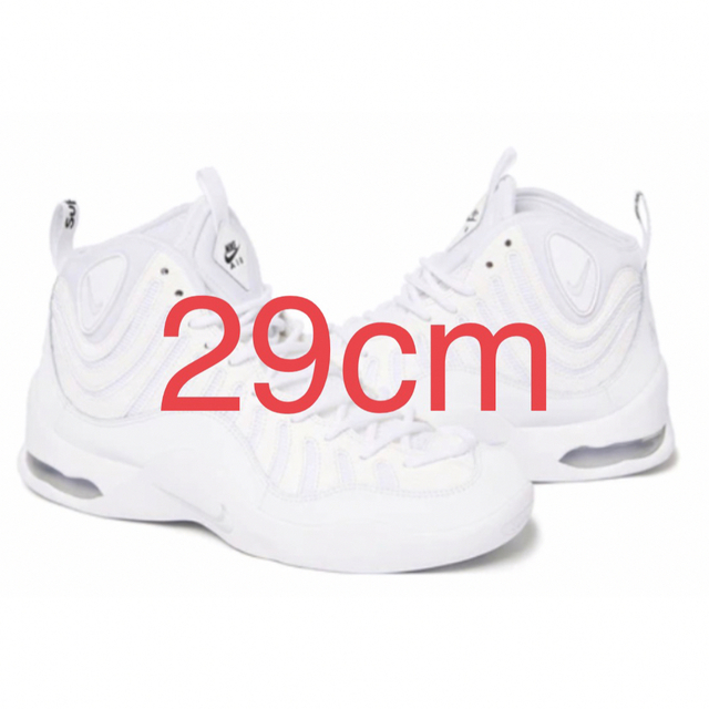 Supreme Nike Air Bakin White 白29cmエアベイキンメンズ