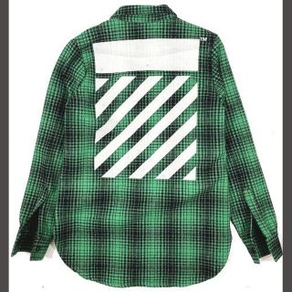 【訳あり】off-white バックバイアスカモフラミリタリージャケット