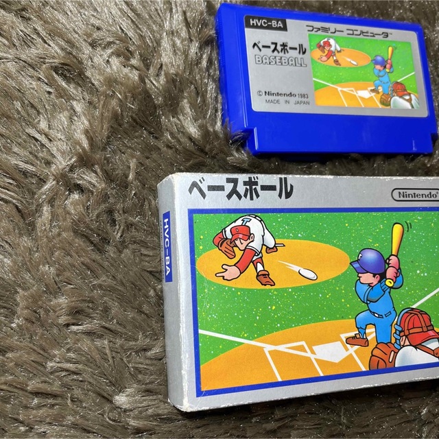 ファミリーコンピュータ - ベースボール ファミコンソフト 銀箱 ファミリーコンピュータ - ベースボール ファミコンソフト 銀箱