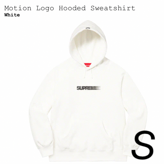 Supreme Motion Logo Hooded SweatshirtWhiteサイズ