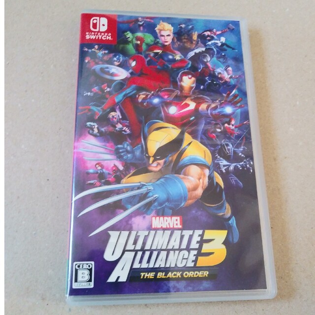 Nintendo Switch(ニンテンドースイッチ)の「ケースのみ」MARVEL ULTIMATE ALLIANCE 3： エンタメ/ホビーのゲームソフト/ゲーム機本体(家庭用ゲームソフト)の商品写真